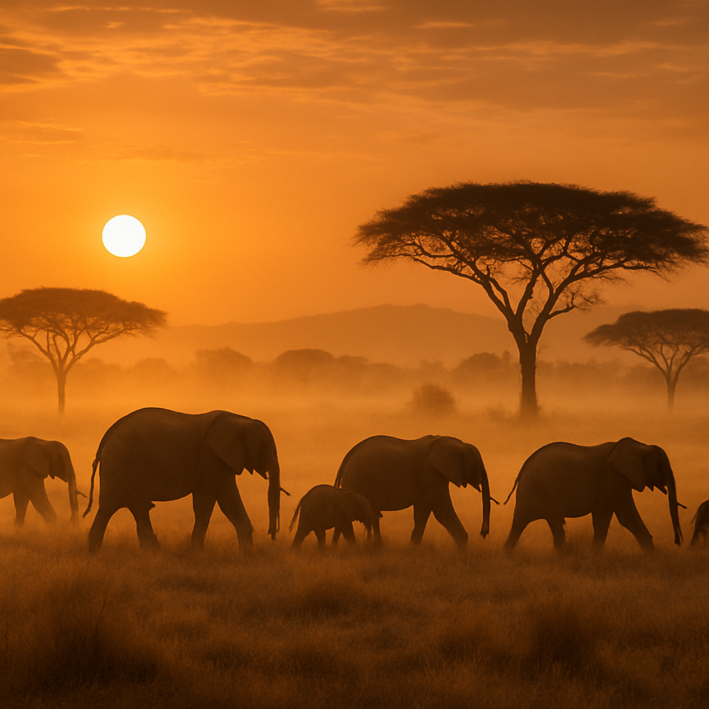 Elephants in Botswana's Okavango Delta on a luxury Southern Africa safari
